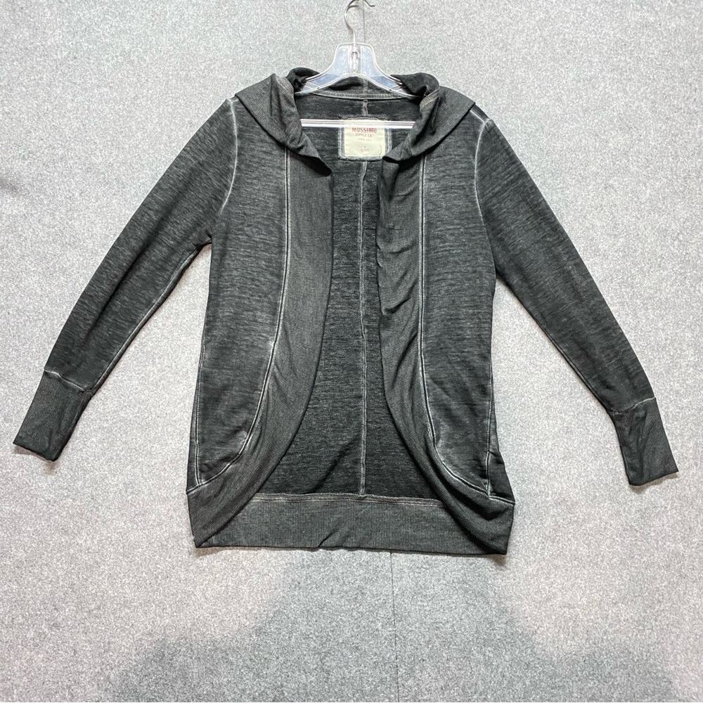 Mossimo Supply Co. Gray distressed Hooded Jacket